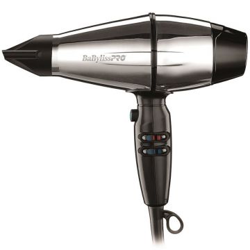 BaByliss Pro STEELFX Stainless Steel 2000 Watt Dryer #BABSS8000