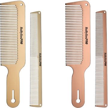 BaByliss Pro BARBERology Metal Comb Set #BCOMBSET2