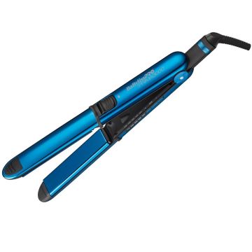 BaByliss Pro LIMITED EDITION Nano Titanium Prima 3000 Stainless Steel Flat Iron Black & Blue - 1-1/4" #BNTMB3000TUC (Dual Voltage)