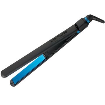 BaByliss Pro LIMITED EDITON Nano Titanium Ultra-Thin Flat Iron Black & Blue - 1-1/2" #BNTMB4073TUC (Dual Voltage)