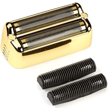 BaByliss Pro FXONE Shaver Gold Replacement Kit [Double-Foil & 2 Cutters] #FX79RF2G
