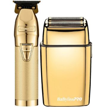 BaByliss Pro [NEW UPGRADED] GOLDFX+ Trimmer & Shaver [DUO]