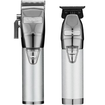 BaByliss Pro [NEW UPGRADED] SILVERFX+ Clipper & Trimmer [DUO]