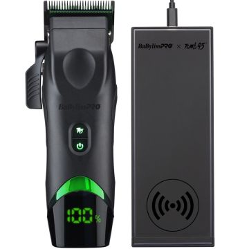 BaByliss Pro X Tomb45 Wireless Charging Clipper #FXT45C with Wireless Charging Mat #FXT45MAT