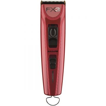 BaByliss Pro FX3 Professional High Torque Clipper - Red #FXX3C (Dual Voltage)