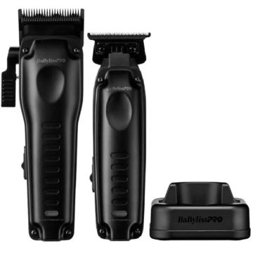 BaByliss Pro FXONE LO-PROFX Limited Edition Clipper, Trimmer & Boosted Battery Combo - Matte Red #FX129MRPK
