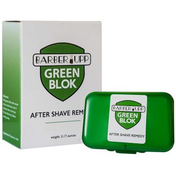 BarberUpp Green Blok After Shave Remedy 3.7 oz