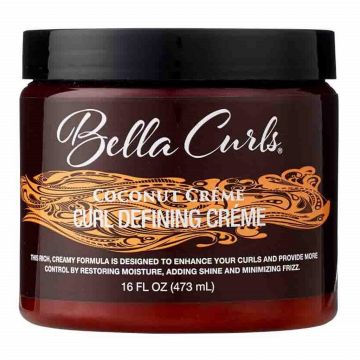 Bella Curls Coconut Creme Curls Defining Creme 16 oz