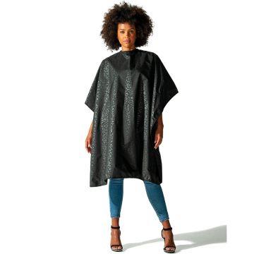 Betty Dain Black Jaguar Bleach Proof All Purpose Cape #570-BLK