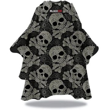 Black Ice Signature Series Barber Cape [Paisley Skull] #BVE009PAI