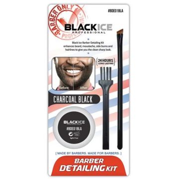 Black Ice Barber Detailing Kit - Charcoal Black #BDE01BLA
