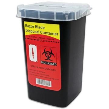 Black Ice Razor Blade Disposal Container #BIC022