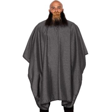 Barber Strong The Barber Cape - Gunmetal Grey #BSC01-GRY