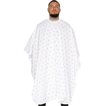 Barber Strong The Barber Cape - Barber Shield - White #BSC07-WHT