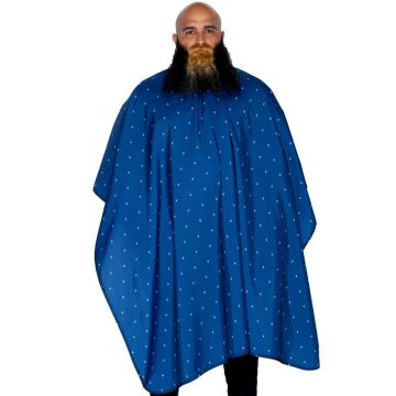 Barber Strong The Barber Cape - Barber Shield - Blue #BSC05-BLE

