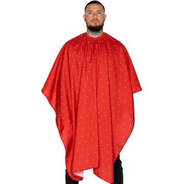 Barber Strong The Barber Cape - Barber Shield - Red #BSC04-RED