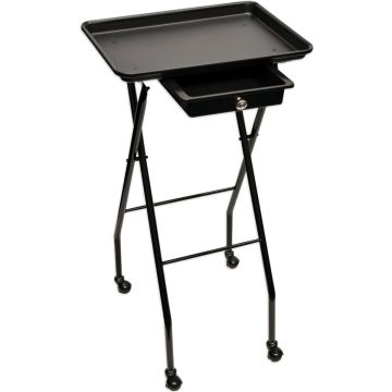Burmax Celebrity Deluxe Foldaway Utility Tray with Drawer #9055