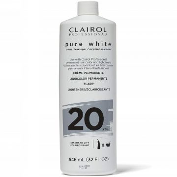 Clairol Pure White Creme Developer 20 Volume 32 oz