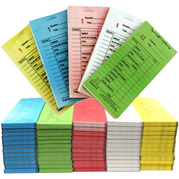 Cameo #5 Salon Color Check Pad - 1,200 Slips [100 Slips x 12 Pack] [5 Color Options]