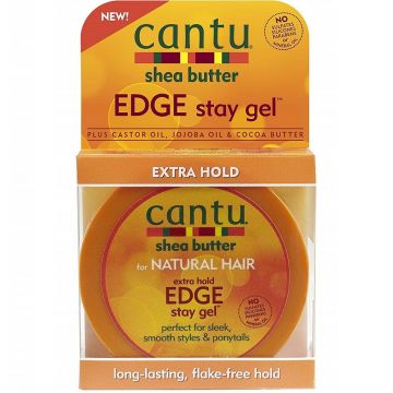 Cantu Shea Butter for Natural Hair Edge Stay Gel - Extra Hold 2.25 oz