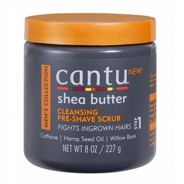 Cantu Men's Collection Shea Butter Cleansing Pre-Shave Scrub 8 oz