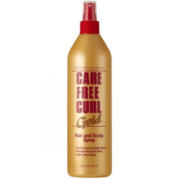 Care Free Curl Gold Hair and Scalp Spray 16 oz