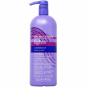 Clairol Shimmer Lights Conditioner Blonde and Silver 31.5 oz