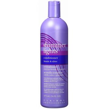 Clairol Shimmer Lights Conditioner Blonde and Silver 16 oz