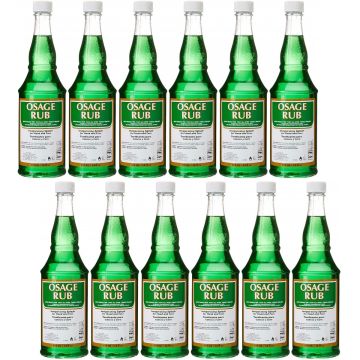 Clubman Osage Rub Invigorating Splash 14 oz [12 Pack]