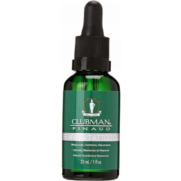 Clubman Pinaud Beard & Tattoo Oil 1 oz