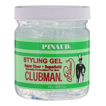 Clubman Pinaud Styling Gel - Super Hold [Super Clear] 16 oz