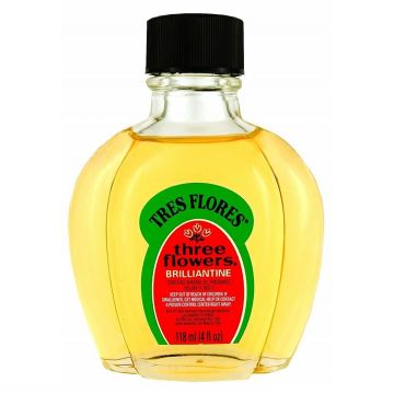 Clubman Tres Flores Brilliantine Liquid 4 oz