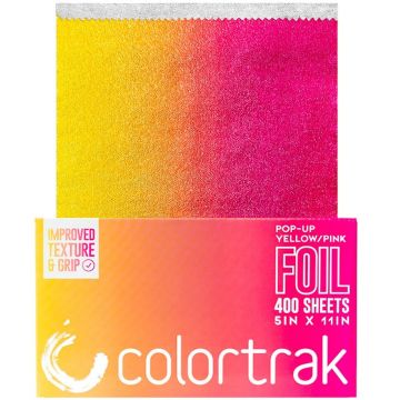Colortrak Yellow/Pink Gradient Pop-Up Foil (5" x 11") - 400 Sheets #7127