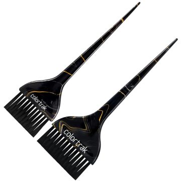 Colortrak Midnight Lux Firm Bristle Brushes - 2 Pack #7148-LUX