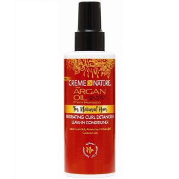 Creme of Nature Argan Oil For Natural Hair Hydrating Curl Detangler Leave-In Conditioner 5.1 oz