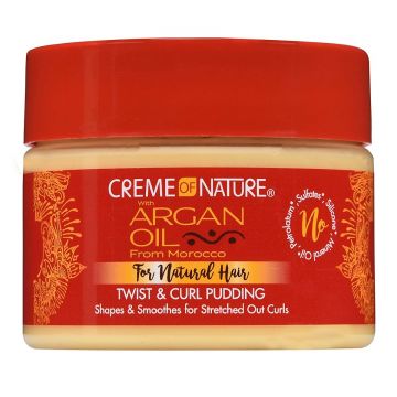 Creme of Nature Argan Oil  For Natural Hair Twist & Curl Pudding 11.5 oz