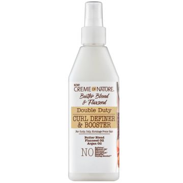 Creme of Nature Butter Blend & Flaxseed Double Duty Curl Definer & Booster 12 oz