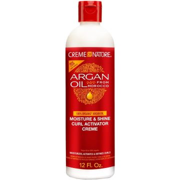 Creme of Nature Argan Oil For Natural Hair Moisture & Shine Curl Activator Creme 12 oz