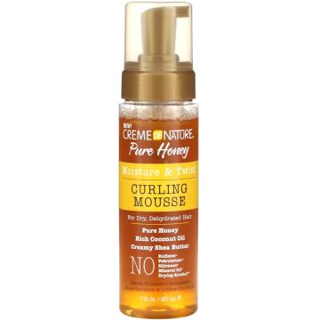 Creme of Nature Pure Honey Moisture & Twist Curling Mousse 7 oz