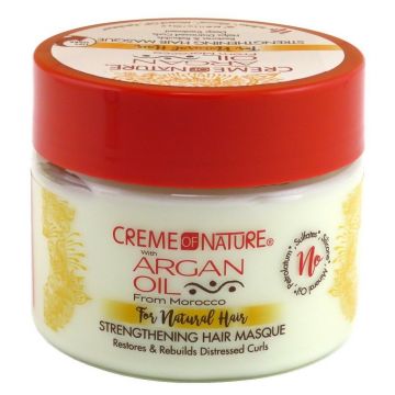 Creme of Nature Argan Oil For Natural Hair Strengthening Hair Masque 11.5 oz