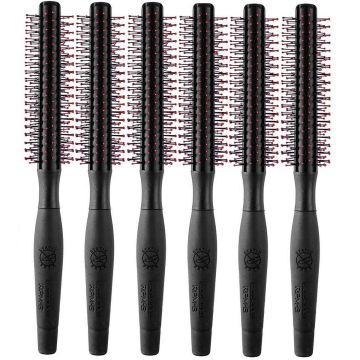 Cricket Static Free RPM 8 Black Roll Brush - 1.25" #5511882 [6 Pack]
