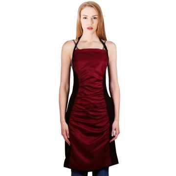 Cricket Slimming Apron - Ruching Burgundy #5512168