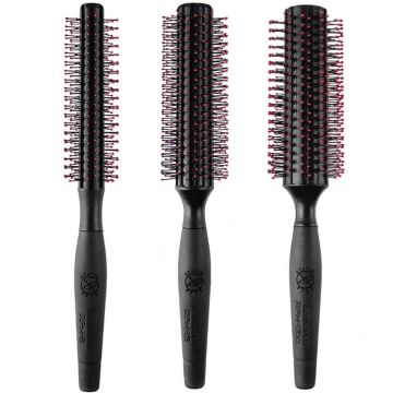Cricket Static Free RPM Black Roll Brush [Available in 1.25", 1.5", 1.75"]