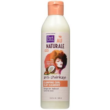Dark and Lovely Au Naturale Anti-Shrinkage Clumping Curl Clay Cleanser 13.5 oz