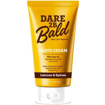 High Time Dare To Be Bald Shave Cream with Argan Oil 5 oz