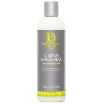 Design Essentials Natural Almond & Avocado Daily Moisturizing Lotion 12 oz