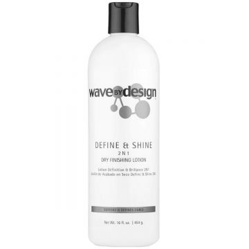 Design Essentials Wave By Design Define & Shine 2-N-1 Dry Finishing Lotion 16 oz