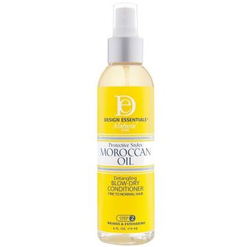 Design Essentials Moroccan Oil Detangling Blow-Dry Conditioner 6 oz