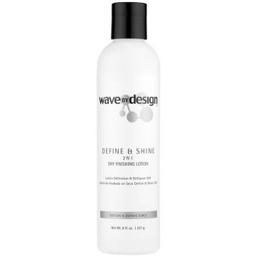 Design Essentials Wave By Design Define & Shine 2-N-1 Dry Finishing Lotion 8 oz