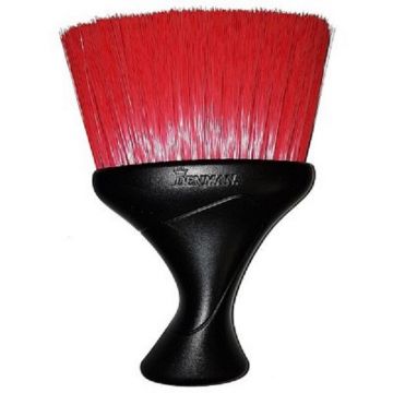 Denman Sanitizable Duster Brush - Black / Red Bristle #D78